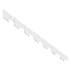 6"H x 1"P x 93 7/8"L Monroe Dentil Block Trim, 6/12 Roof Pitch Right