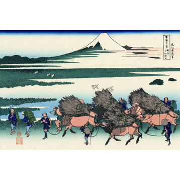 Ono Shindon In The Suraga Province by Katsushika Hokusai, art print