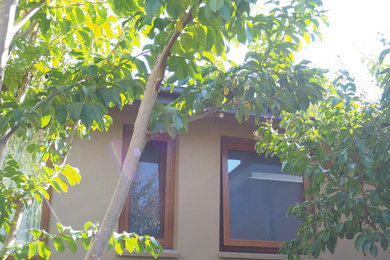 Timber-look uPVC Golden Oak Double Glazing