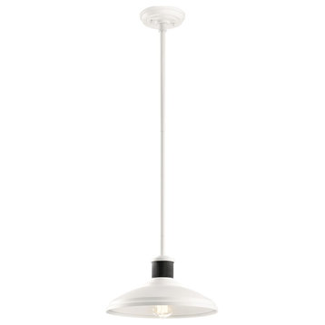 Kichler Allenbury 1 Light Convertible Pendant, White