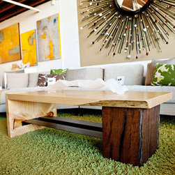 Torrey Pine & Euc Timber Coffee Table - Coffee Tables