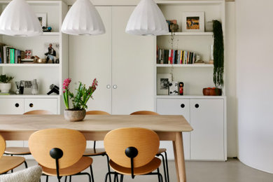 Example of a trendy dining room design in Other
