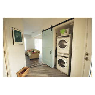 Small & Efficient Island Living - Beach Style - Laundry Room - Miami ...