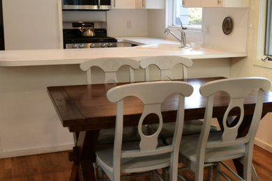 Transitional kitchen photo in New York