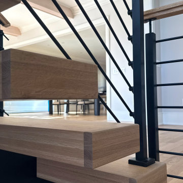 Project #147 | Modern Staircase with Seattle Style Stringer