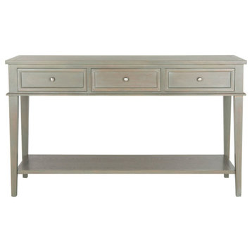 Barry Console, With Storage Drawers Ash Gray