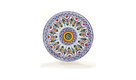 Spanish Majolica 9" Decorative Flat Plate - Swirl Center
