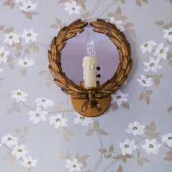 Sconce and Wallpaper - Wallpaper