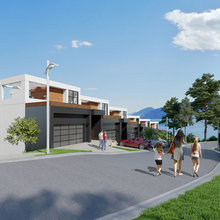Townhouse with lake view