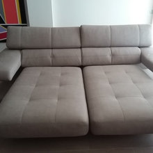 Mi sofá de 2 cheslongs extraibles