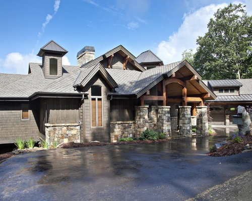 Inspiration for a craftsman stone exterior in Other. Exterior Cleaners Hickory  Exterior Cleaners Hickory  Inspiration for a craftsman stone exterior in Other.
