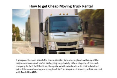 rent truck rental