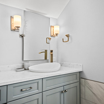 Transitional Primary Bathroom Remodel Centreville, VA
