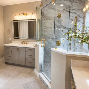 McKinney TX - Tub to Walk-in Shower Conversion