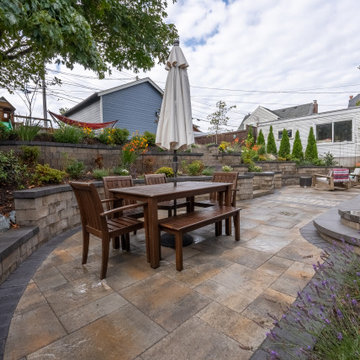 Sloped Backyard Relaxing Hideaway