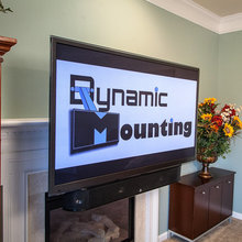 Make a TV over the Fireplace easy on the neck