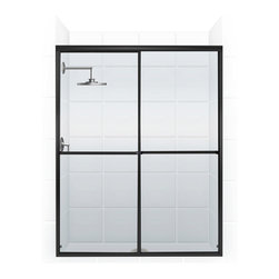Challenger Series Bypass Shower Door (ORB/CLEAR) by Coastal - Shower Doors