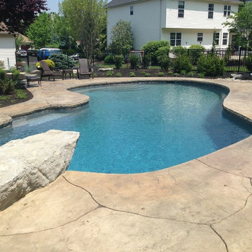 Simple Mountain Lake Style Pool