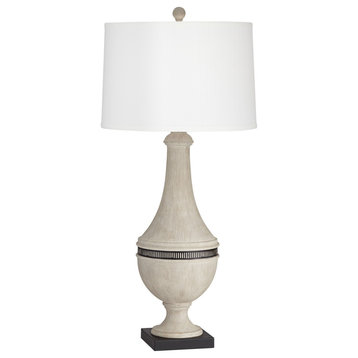 Pacific Coast Homer 1-Light Table Lamp, White Wash