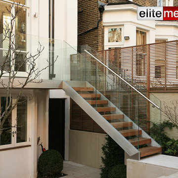 Essex Villas - Straight Stainless Steel Staircase