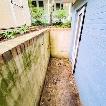 A Successful basement entrance restoration