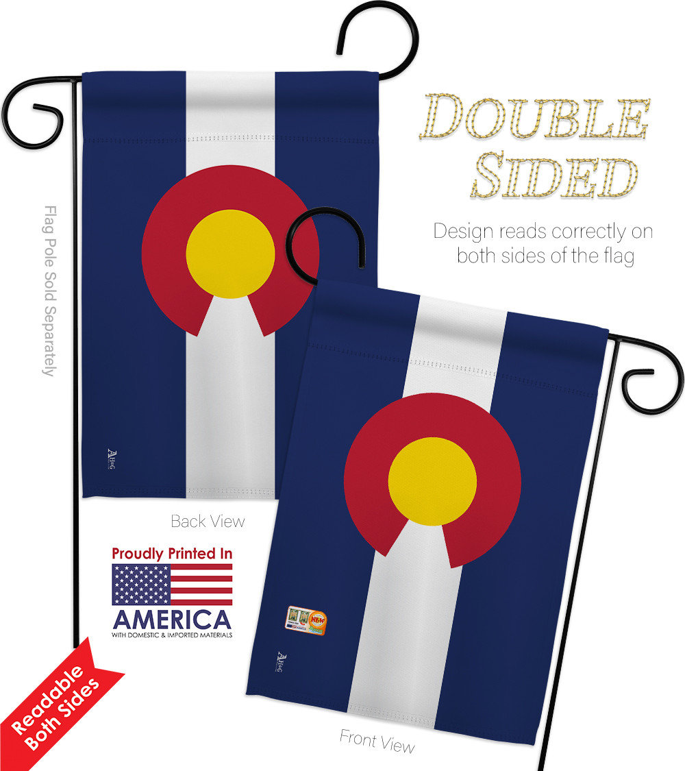 Americana Home & Garden Ukraine-US Freundschafts-Gartenflagge – 2 Stück, 13x18,5 Cm, Doppelseitig, Wetterfest