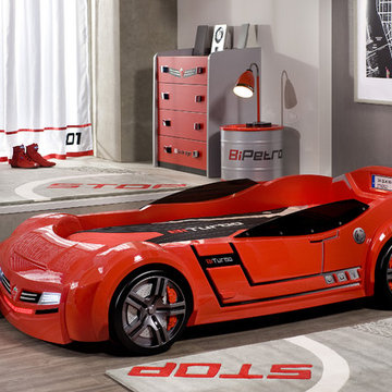 Car bed kids bedroom