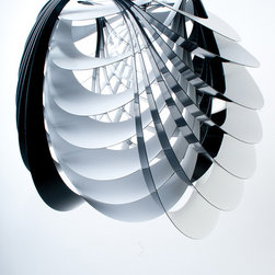 Kinema Pendant - White / Black - Pendant Lighting