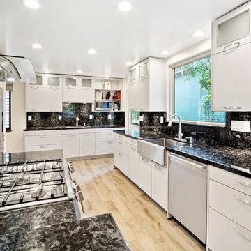 Monochrome Contemporary Kitchen