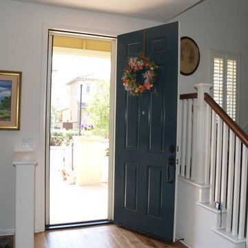 Sanderlings Front Entry Single Retractable Screen Door