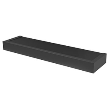 Hillman® 515608 High & Mighty™ Modern Floating Shelf, Black, 24"