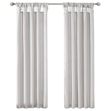 100% Polyester Twist Tab Lined Window Curtain, MP40-6328