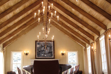 Dining room - traditional dining room idea in Denver