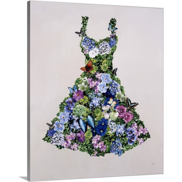 "Blossoming Gown" Wrapped Canvas Art Print, 30"x36"x1.5"