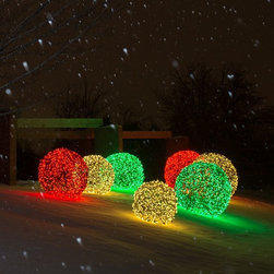 LED Light Balls Illuminate Outdoor Spaces - Outdoor Lighting
