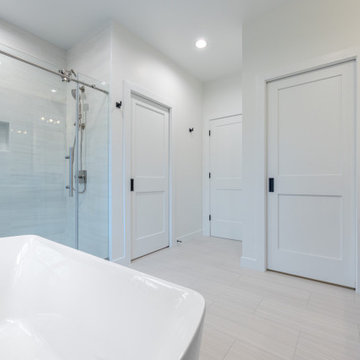 Soothing Timber Bathroom