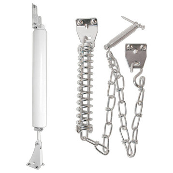 OEM Closer Kit, White Painted Color, Includes Closer and Protector Chain, 1 Set