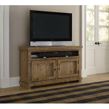 Willow Entertainment 54" Console, Distressed Pine