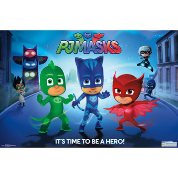 PJ Masks Hero Poster, Premium Unframed
