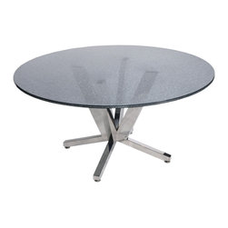 Stella Dining Table | Brushed Frame - Dining Tables