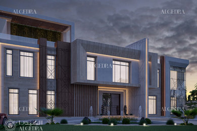 Modern exterior home idea in Other