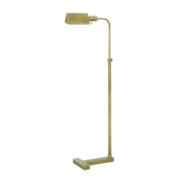 House of Troy Fairfax 53" Pharmacy Floor Lamp in Antique Brass