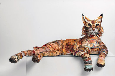Dolan Geiman bobcat sculpture