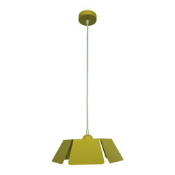 Suspension Poppy jaune - Pendant Lighting