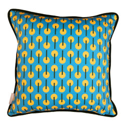 POP cushion in turquoise - Scatter Cushions