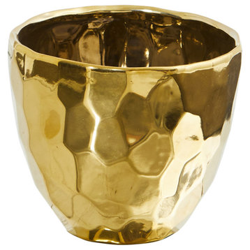 6" Designer Gold Vase
