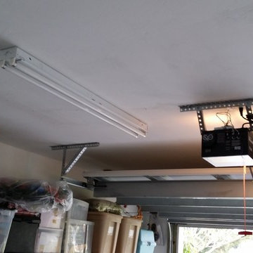 Garage Lighting Upgrade and bringing up to code (Aesthetically)