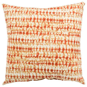 Jaipur Perron Fresco Orange Outdoor Pillow, 20"x20"