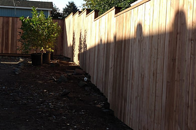 Downhill Steps (Fence Installation)
