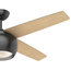 Casablanca 54" Valby Ceiling Fan With Light Kit & Wall Control, Matte Black